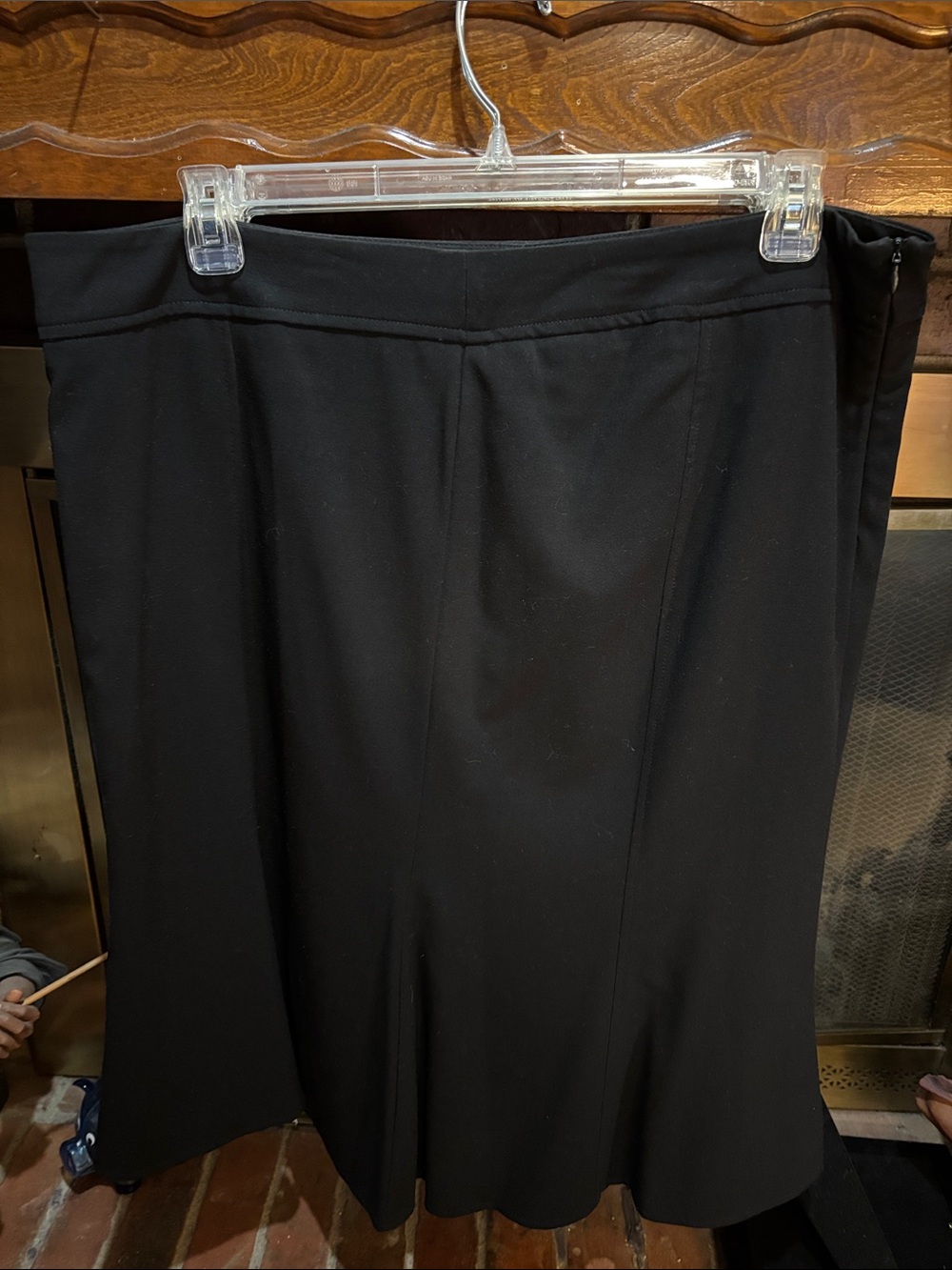 Investments Black A-Line Women's Skirt